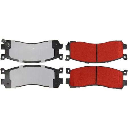 Centric Parts Pq Pro Disc Brake Pads, 500.05531 500.05531